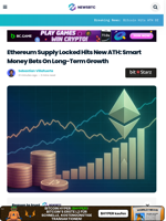 Ethereum Supply Locked Hits New ATH: Smart Money Bets On Long-Term Growth