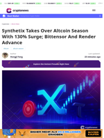 Synthetix Leads Altcoin Season as Bittensor, Render Rise