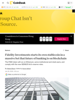 Fidelity Investments' new digital dollar is a massive bet that the future of banking is on the blockchain