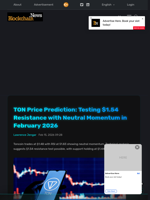 TON Price Prediction: Testing $1.54 Resistance with Neutral Momentum in February 2026 - Blockchain.News