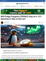 Will Pudgy Penguins (PENGU) Stay on a 12% Upswing or Slip on the Ice?