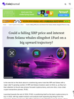 Could a falling XRP price and interest from Solana whales slingshot 1Fuel on a big upward trajectory? - CoinJournal