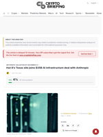 Hut 8's Texas site joins $35B AI infrastructure deal with Anthropic