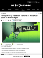 US Assets Hit Record Demand as Iran Closes Strait of Hormuz