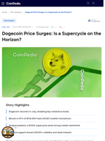 Dogecoin Price Surges: Is a Supercycle on the Horizon?