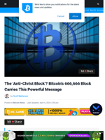 The ‘Anti-Christ Block’? Bitcoin’s 666,666 Block Carries This Powerful Message | Bitcoinist.com