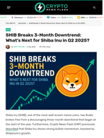 SHIB Breaks 3-Month Downtrend: What's Next for Shiba Inu in Q2 2025?