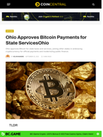 Ohio Approves Bitcoin Payments for State Services