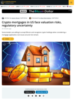 US Lenders Dip Their Toes in Crypto Mortgages