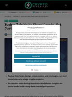 Tushar Jain Helps Shape Crypto, Not Just Bet On It - Crypto News Flash