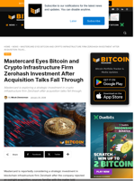 Mastercard Eyes Zerohash Investment After Talks Fall Through