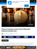 Ethereum Developer Counters Idea Of Blockchain Rollback Amidst Bybit Hack