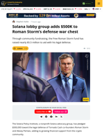 Crypto industry rallies behind Tornado Cash With Funding