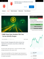 BNB Chain Eyes Another 50% Fee Cut as Activity Surges - NullTX