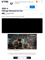 XRP on Balance Sheet: What SEC Filings Reveal So Far