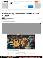 Stellar (XLM) Dethrones Shiba Inu, Will It Last?