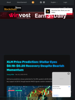 XLM Price Prediction: Stellar Eyes $0.18-$0.20 Recovery Despite Bearish Momentum - Blockchain.News