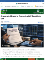 Grayscale Moves to Convert AAVE Trust Into ETF