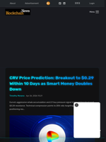 CRV Price Prediction: Breakout to $0.29 Within 10 Days as Smart Money Doubles Down - Blockchain.News