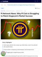 Pi Network News: Why Pi Coin is Struggling to Match Dogecoin’s Market Success