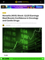 Novartis (NVS) Stock: Q125 Earnings Beat Boosts Confidence in Oncology and Cardio Drugs