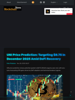 UNI Price Prediction: Targeting $8.75 in December 2025 Amid DeFi Recovery - Blockchain.News