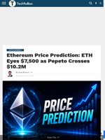 Ethereum Price Prediction: ETH Eyes $7,500 as Pepeto Crosses $10.2M - TechBullion