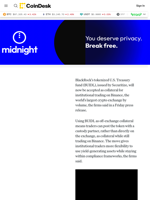 BlackRock’s Tokenized Fund Gets Listed as Collateral on Binance, Launches on BNB Chain