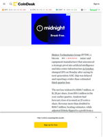 Bitdeer (BTDR) Shares Fell 20% on Wider-Than-Estimated Q3 Net Loss, ASIC Chip Delay