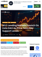 WLFI Lending Markets Launch On Lista DAO
