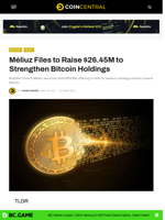 Méliuz Files to Raise $26.45M to Strengthen Bitcoin Holdings