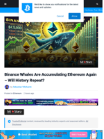 Binance Whales Are Accumulating Ethereum Again – Will History Repeat? | Bitcoinist.com