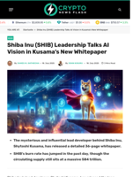 Shiba Inu (SHIB) Leadership Talks AI Vision in Kusama’s New Whitepaper - Crypto News Flash