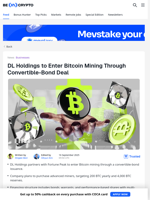DL Holdings to Enter Bitcoin Mining Through Convertible-Bond Deal - BeInCrypto
