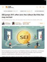 SEI jumps 10% after zero-fee rollout: But this rise may not last - AMBCrypto