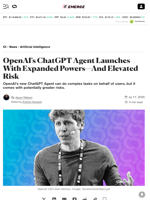 OpenAI's ChatGPT Agent Launches With Expanded Powers—And Elevated Risk - Decrypt