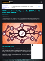 TRX Price Prediction: Short Squeeze or Sub-$0.30 Flush — TRX Has 72 Hours to Decide - Blockchain.News