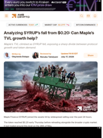Analyzing SYRUP’s fall from $0.20: Can Maple’s TVL growth help? - AMBCrypto