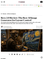 Reve 2.0 Review: The Best AI Image Generator for Layout Control - Decrypt