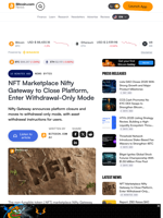 NFT Marketplace Nifty Gateway to Close Platform, Enter Withdrawal‑Only Mode – News Bytes Bitcoin News