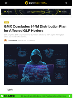 GMX Concludes $44M Distribution Plan for Affected GLP Holders