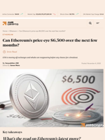Can Ethereum's price eye $6,500 over the next few months? - AMBCrypto