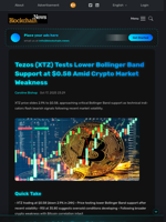Tezos (XTZ) Tests Lower Bollinger Band Support at $0.58 Amid Crypto Market Weakness - Blockchain.News