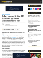BetFury Launches Birthday 007: $2,000,000 Spy-Themed Celebration of Seven Years