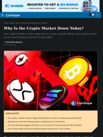 Why Is the Crypto Market Down Today?