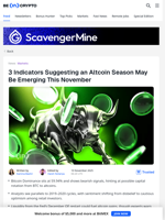 Altcoin Season 2025? Analysts Spot Early Bull Signals