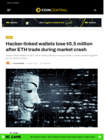 Hacker-linked wallets lose $5.5 million after ETH trade