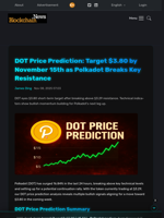 DOT Price Prediction: Target $3.80 by November 15th as Polkadot Breaks Key Resistance - Blockchain.News