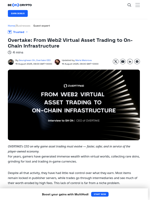 Overtake: From Web2 Virtual Asset Trading to On-Chain Infrastructure