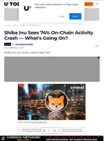 Shiba Inu Sees 74% On-Chain Activity Crash — What's Going On?